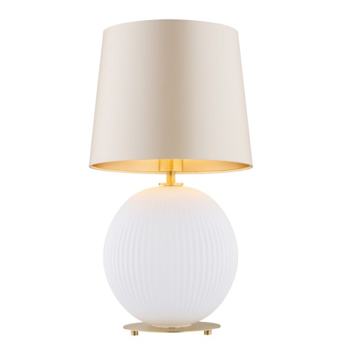 Lampa stołowa HAMILTON E27  beżowy (złoty środek) 8544 Argon