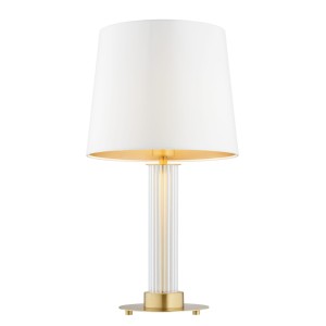 Lampa stołowa HAMPTON E27  kremowy (złoty środek) 8540 Argon