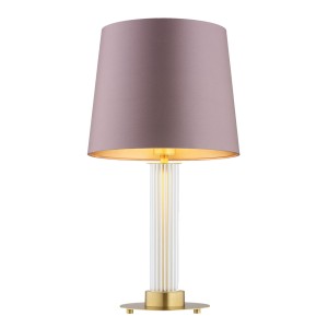 Lampa stołowa HAMPTON E27  brudny róż (złoty środek) 8542 Argon