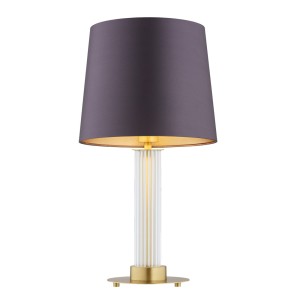 Lampa stołowa HAMPTON E27  fioletowy-śliwkowy (złoty środek) 8543 Argon