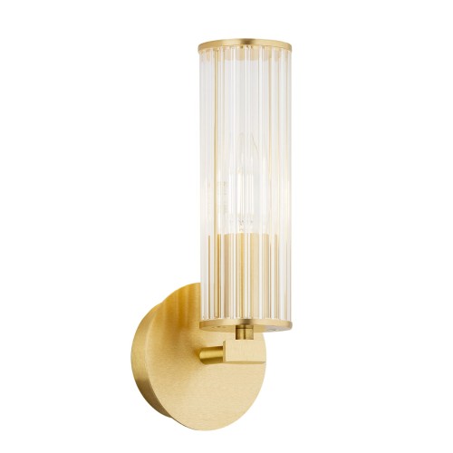 Kinkiet HAMPTON E14  transparentny (ryflowany) 8497 Argon