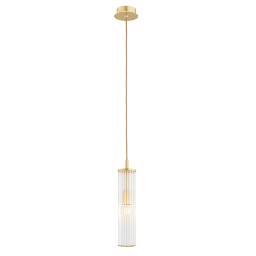Lampa wisząca HAMPTON E14  transparentny (ryflowany) 8489 Argon
