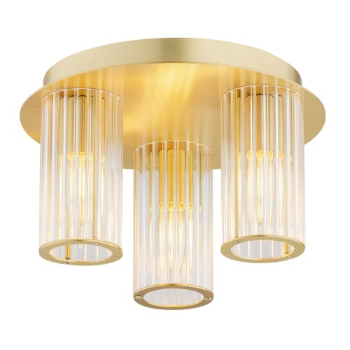 Plafon HAMPTON E14  transparentny (ryflowany) 6304 Argon