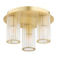 Plafon HAMPTON E14  transparentny (ryflowany) 6304 Argon