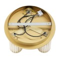 Plafon HAMPTON E14  transparentny (ryflowany) 6304 Argon