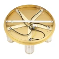 Plafon HAMPTON E14  transparentny (ryflowany) 2178 Argon