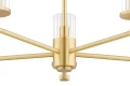 Żyrandol HAMPTON E14  transparentny (ryflowany) 2177 Argon