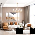Żyrandol HAMPTON E14  transparentny (ryflowany) 5066 Argon