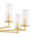 Żyrandol HAMPTON E14  transparentny (ryflowany) 5066 Argon