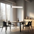 Lampa wisząca HAMPTON LED  transparentny (ryflowany) 8625 Argon