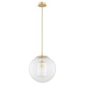 Lampa wisząca HAMPTON E27  transparentny (ryflowany) 8626 Argon