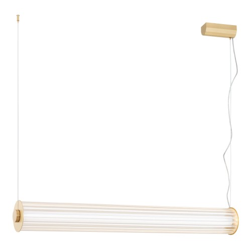 Lampa wisząca HAMPTON LED  transparentny (ryflowany) 8627 Argon