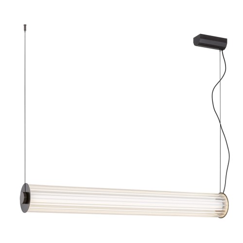 Lampa wisząca HAMPTON LED  transparentny (ryflowany) 8628 Argon