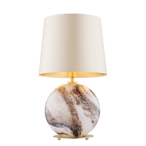 Lampa stołowa HARLEM E27  beżowy (złoty środek) 8547 Argon