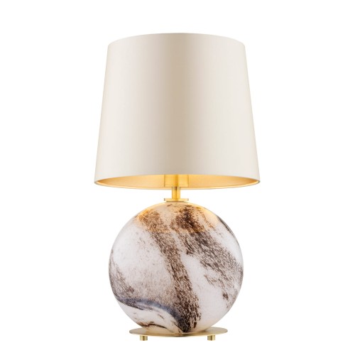 Lampa stołowa HARLEM E27  beżowy (złoty środek) 8547 Argon