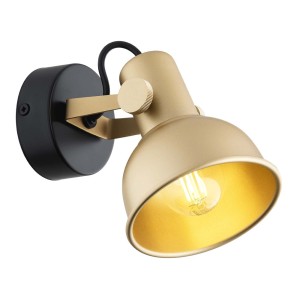 Kinkiet / plafon LENORA E14  złoty 8248 Argon