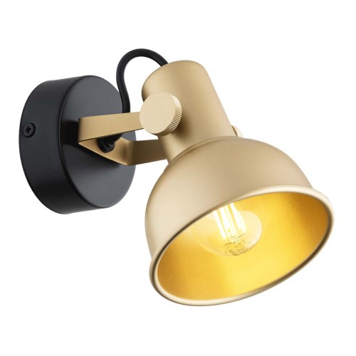 Kinkiet / plafon LENORA E14  złoty 8248 Argon