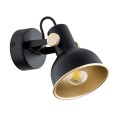Kinkiet / plafon LENORA E14  czarny 8246 Argon