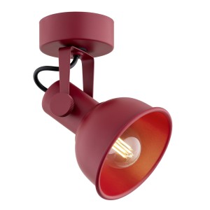 Kinkiet / plafon LENORA E14  czerwony 8298 Argon