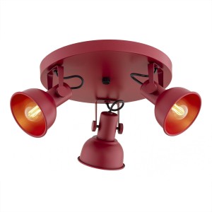 Plafon LENORA E14  czerwony 6264 Argon