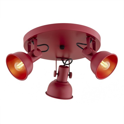 Plafon LENORA E14  czerwony 6264 Argon