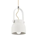Lampa wisząca, mniejsza LOGAN E27  kremowy biały 8290 Argon