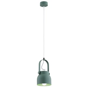 Lampa wisząca, mniejsza LOGAN E27  zielony 8293 Argon