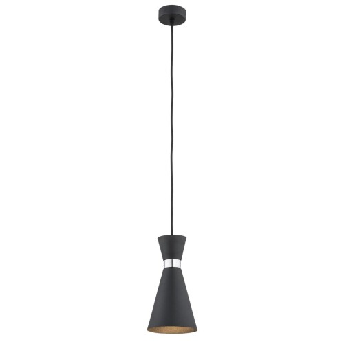 Lampa wisząca LUKKA E27  czarny struktura 3896 Argon