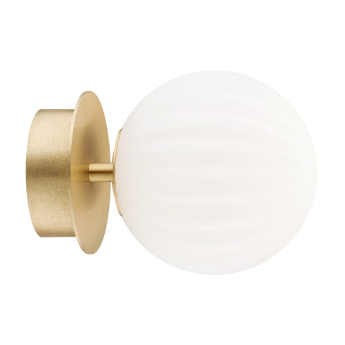 Kinkiet / plafon, mniejszy PALOMA E14  opal mat (ryflowany) 8504 Argon