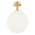 Kinkiet / plafon, wiekszy PALOMA E27  opal mat (ryflowany) 8505 Argon