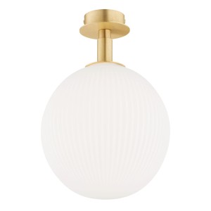 Kinkiet / plafon, wiekszy PALOMA E27  opal mat (ryflowany) 8505 Argon