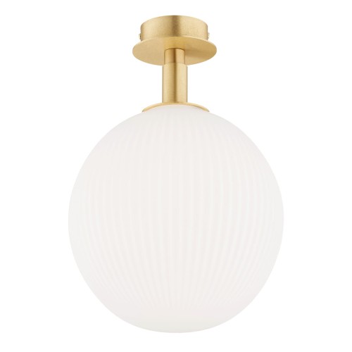 Kinkiet / plafon, wiekszy PALOMA E27  opal mat (ryflowany) 8505 Argon