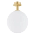 Kinkiet / plafon, wiekszy PALOMA E27  opal mat (ryflowany) 8505 Argon