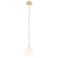 Lampa wisząca, mniejsza PALOMA E14  opal mat (ryflowany) 8506 Argon