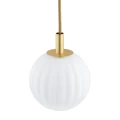 Lampa wisząca, mniejsza PALOMA E14  opal mat (ryflowany) 8506 Argon