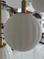 Lampa wisząca, mniejsza PALOMA E14  opal mat (ryflowany) 8506 Argon