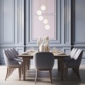 Lampa wisząca PALOMA E14  opal mat (ryflowany) 2183 Argon