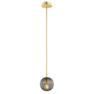 Lampa wisząca, mniejsza PALOMA E14  dymny (ryflowane) 8512 Argon