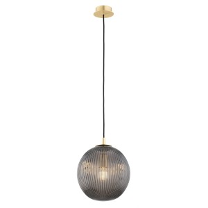 Lampa wisząca, większa PALOMA E27  dymny (ryflowane) 8513 Argon