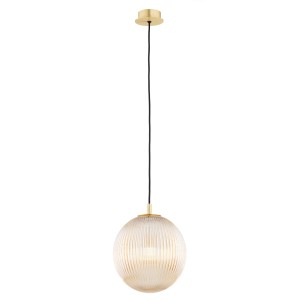 Lampa wisząca, większa PALOMA E27  miodowy lister (ryflowane) 8515 Argon