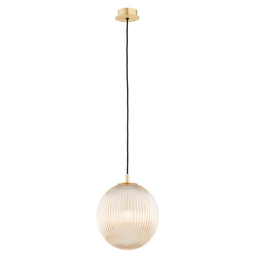 Lampa wisząca, większa PALOMA E27  miodowy lister (ryflowane) 8515 Argon