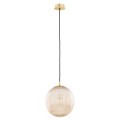 Lampa wisząca, większa PALOMA E27  miodowy lister (ryflowane) 8515 Argon