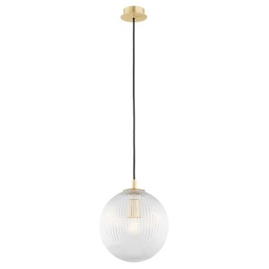 Lampa wisząca, większa PALOMA E27  transparentny (ryflowane) 8517 Argon