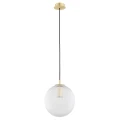 Lampa wisząca, większa PALOMA E27  transparentny (ryflowane) 8517 Argon