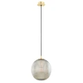 Lampa wisząca, większa PALOMA E27  szary lister (ryflowane) 8519 Argon