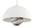 Lampa wisząca PIAVA E14  biało-brązowy (marmurek) 8443 Argon
