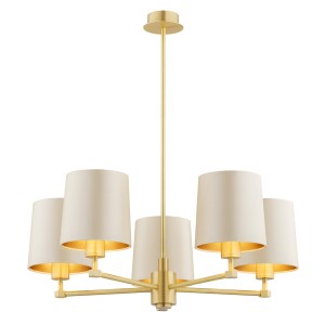 Żyrandol PRINCETON E27  beżowy (złoty środek) 2187 Argon