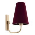 Kinkiet SAFIANO E27  bordowy 8313 Argon
