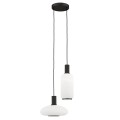 Lampa wisząca na okrągłej podsufitce SAGUNTO PLUS E27  opal mat 7214 Argon