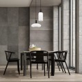 Lampa wisząca na okrągłej podsufitce SAGUNTO PLUS E27  opal mat 7214 Argon
